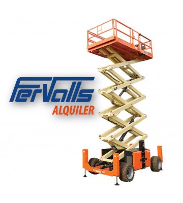 ELEVADOR TIJERA 14M C/PATAS DIESEL